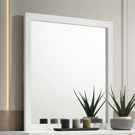 Marceline Dresser Mirror White - Furniture World