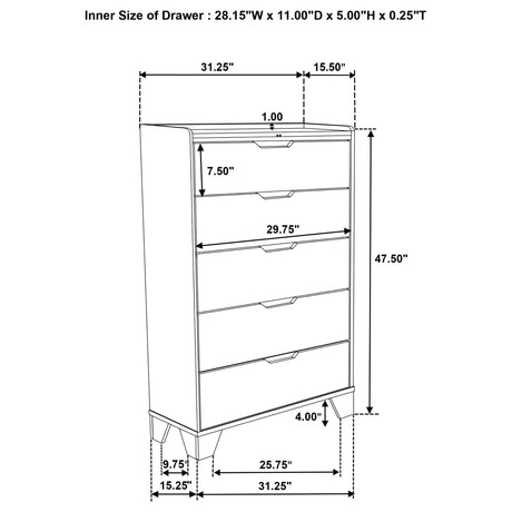 Henderson Chest of Drawers - Furniture World