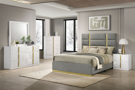 Ines Panel Bed - Furniture World
