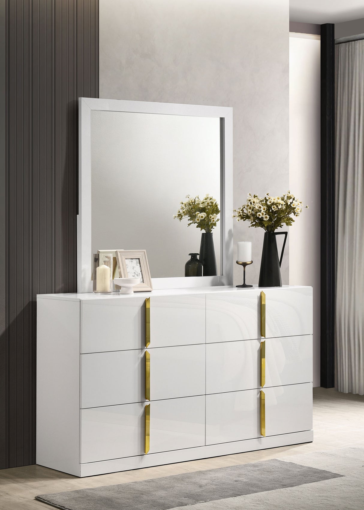 Ines Dresser with Mirror - Furniture World