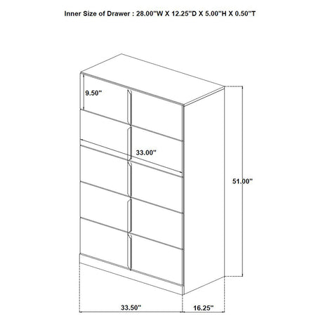 Ines Chest of Drawers - Furniture World