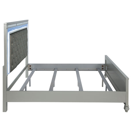 Gunnison Panel Bed with LED Lighting - Furniture World