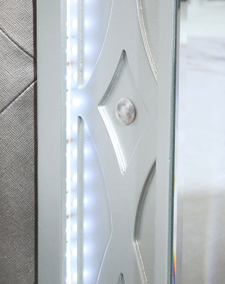 Gunnison Panel Bed with LED Lighting - Furniture World