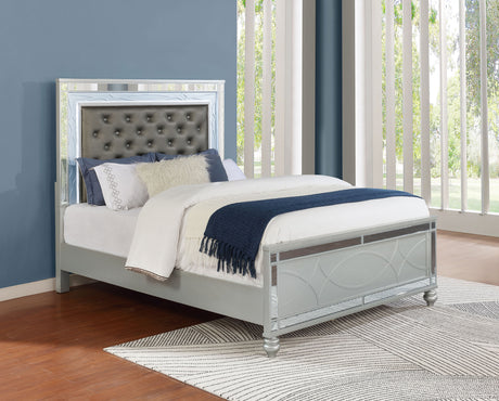 Gunnison Panel Bed with LED Lighting - Furniture World