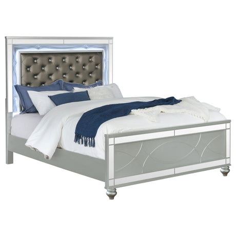 Gunnison Panel Bed with LED Lighting - Furniture World