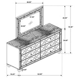 Gunnison Dresser with Mirror - Furniture World