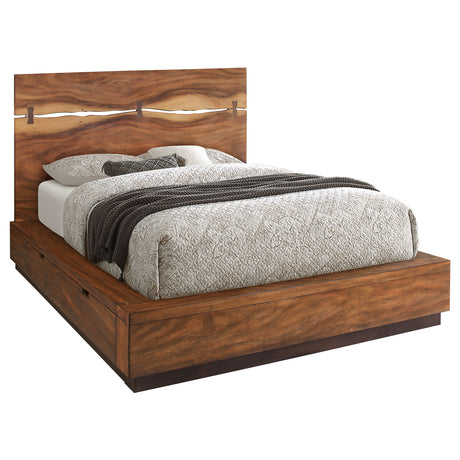 Winslow Panel Platform Storage Bed - Furniture World