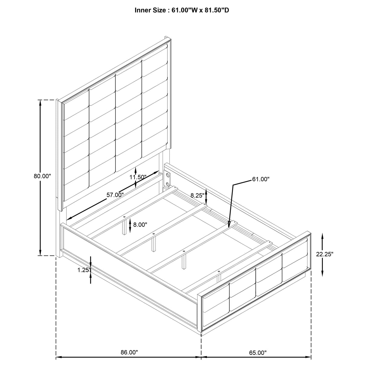 Durango Panel Bed - Furniture World