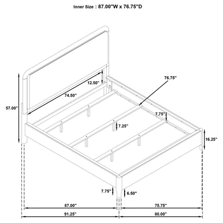Maderia Panel Bed - Furniture World