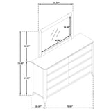 Maderia Dresser with Mirror - Furniture World