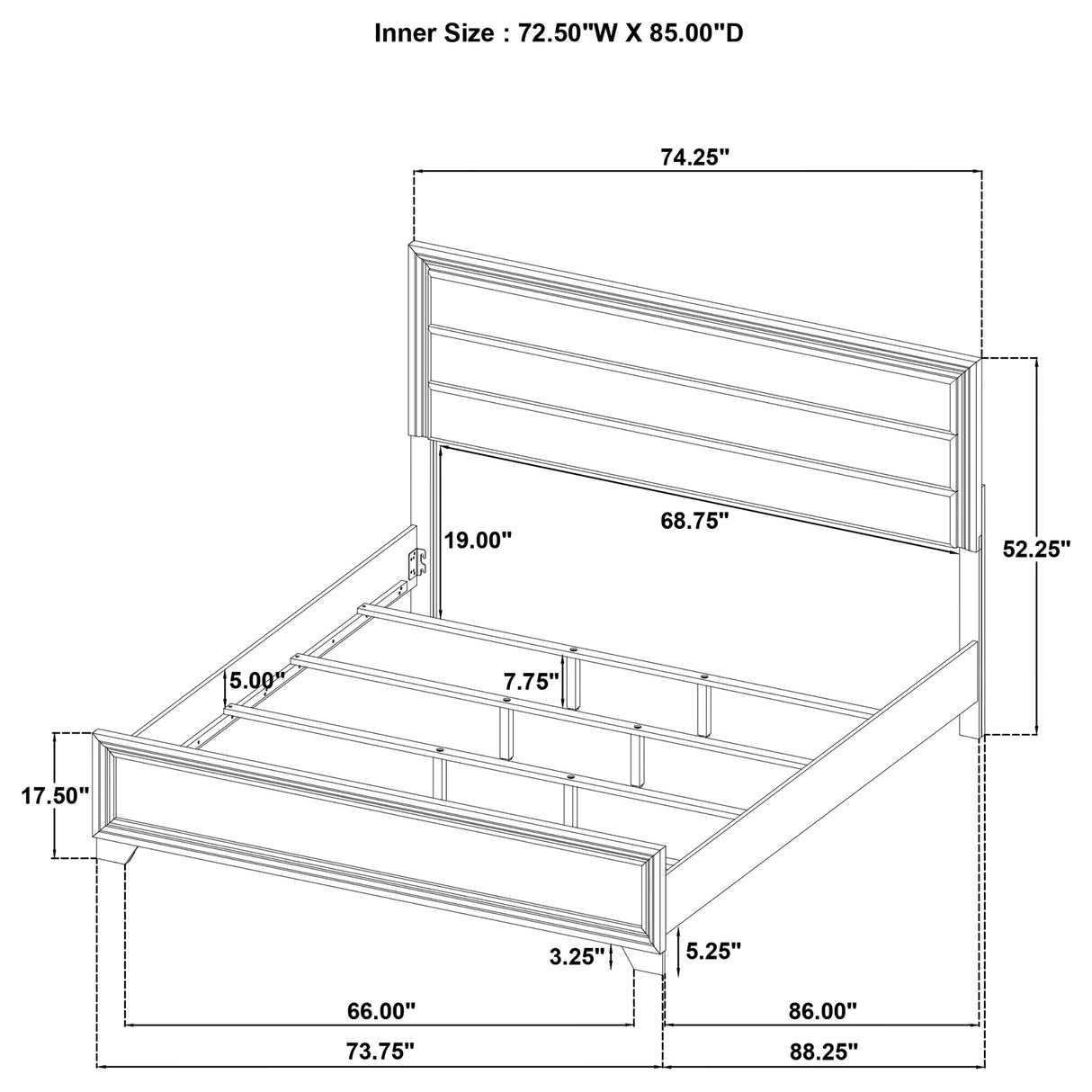 Wright Panel Bed
