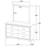 Wright Dresser with Mirror - Furniture World