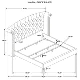 Melody Wingback Bed - Furniture World