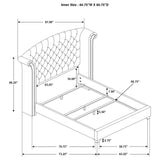 Melody Wingback Bed - Furniture World