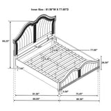 Evangeline Panel Bed with LED Lighting - Furniture World