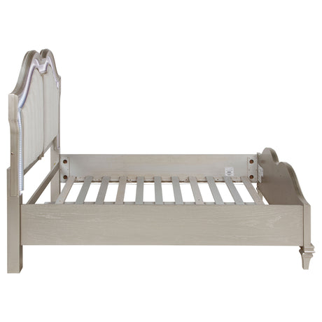 Evangeline Panel Bed with LED Lighting - Furniture World
