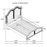 Evangeline Panel Bed with LED Lighting - Furniture World