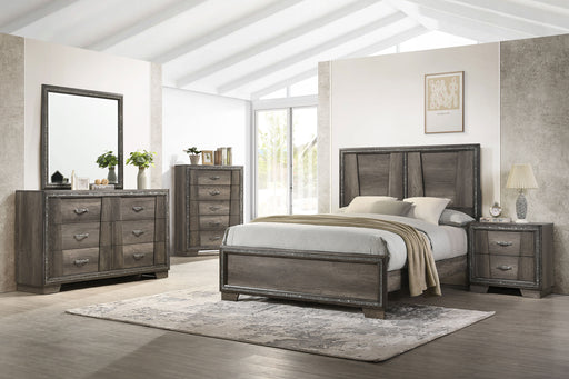 Janine Bedroom Set Grey - Furniture World