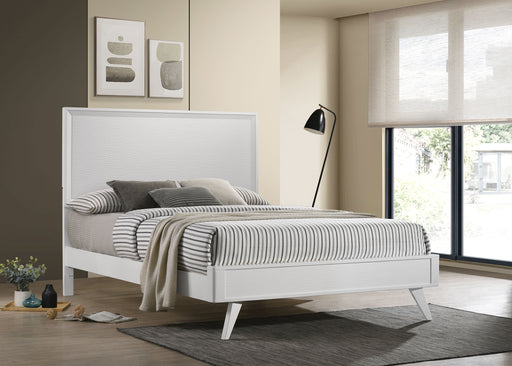 Janelle Panel Bed White - Furniture World