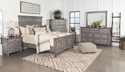 Avenue Panel Bedroom Set Grey - Furniture World