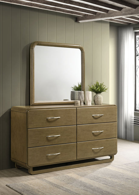Amsbury Dresser with Mirror - Furniture World