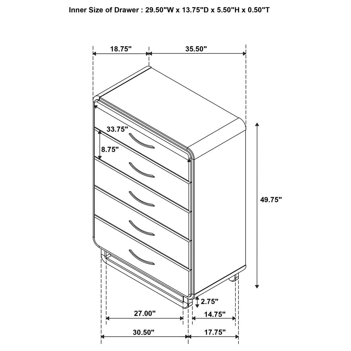 Amsbury Chest of Drawers
