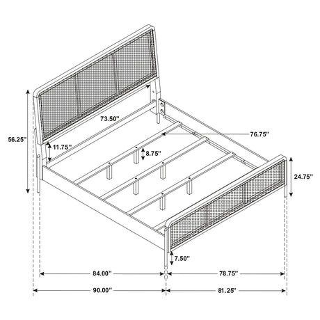 Arini Panel Bed - Furniture World