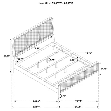 Arini Panel Bed - Furniture World