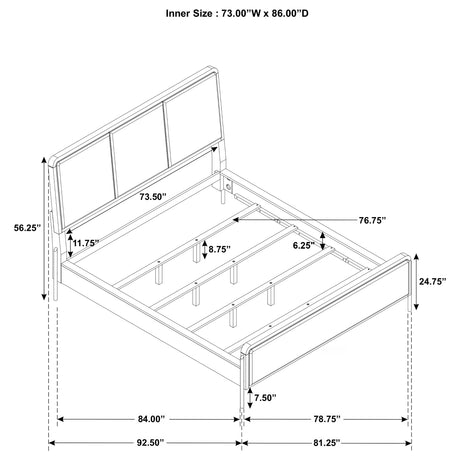 Arini Panel Bed - Furniture World