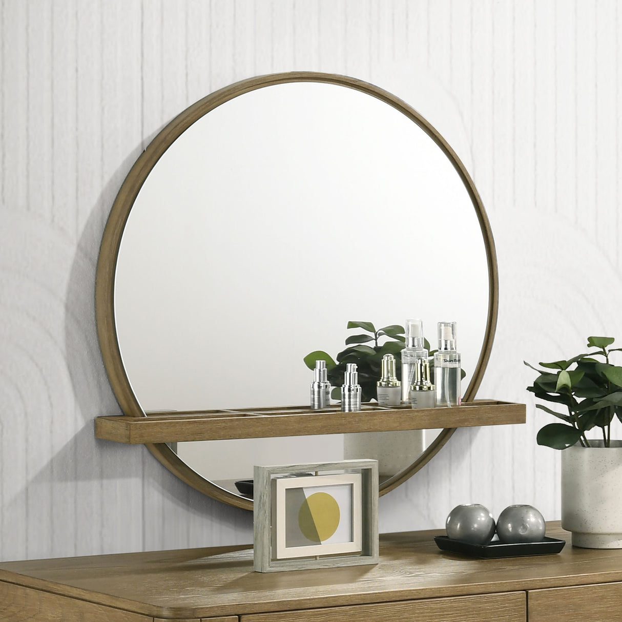Arini Makeup Vanity Wall Mirror - Furniture World