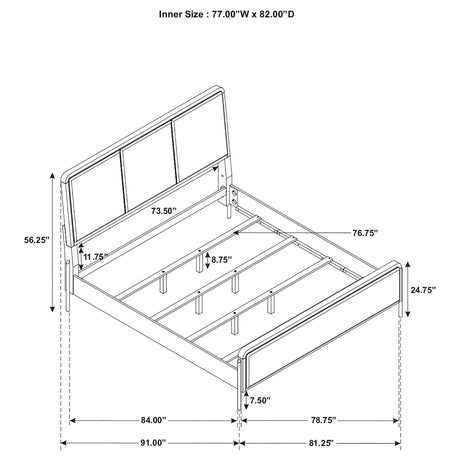 Arini Panel Bed - Furniture World