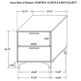 Kendall Nightstand - Furniture World