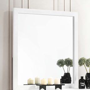 Kendall Square Dresser Mirror White - Furniture World