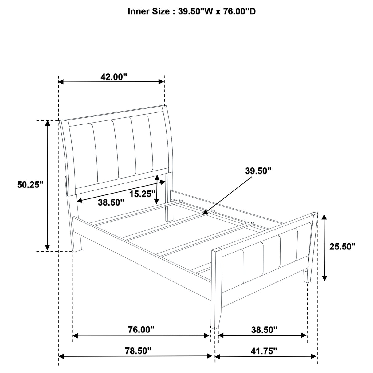 Wilkes Panel Bed - Furniture World