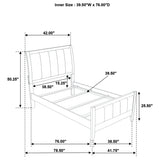 Wilkes Panel Bed - Furniture World