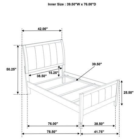 Wilkes Panel Bed - Furniture World