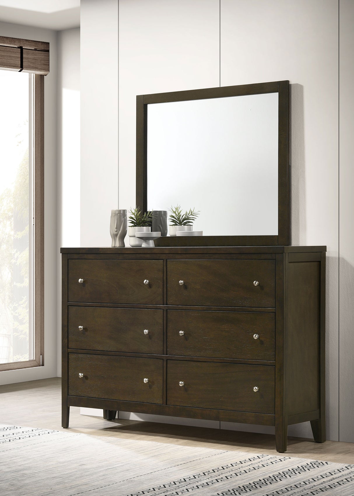 Wilkes Dresser with Mirror - Furniture World