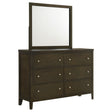 Wilkes Dresser with Mirror - Furniture World
