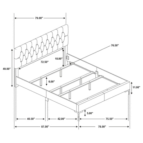 Kendall Panel Bed - Furniture World