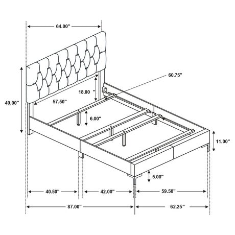 Kendall Panel Bed - Furniture World