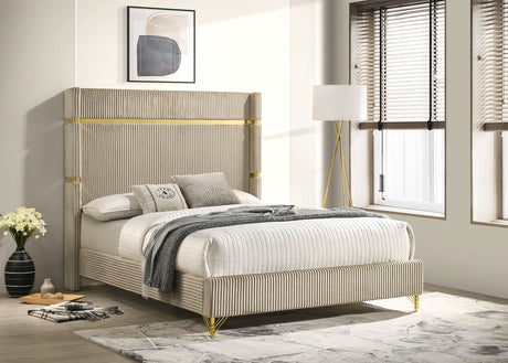 Lucia Wingback Bed - Furniture World