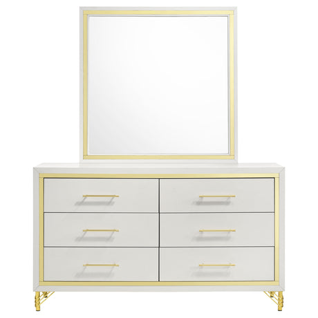 Lucia Dresser with Mirror - Furniture World