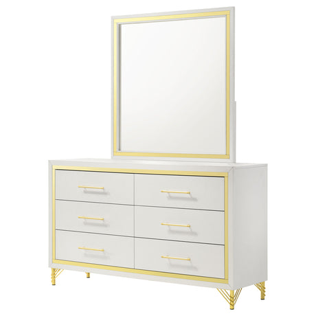 Lucia Dresser with Mirror - Furniture World
