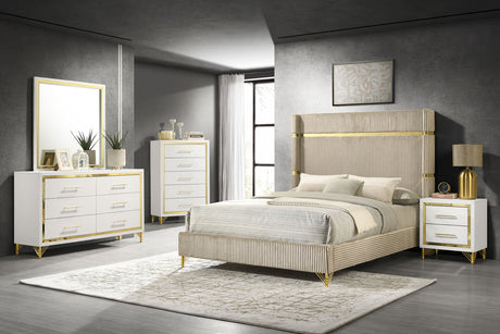 Lucia Dresser with Mirror - Furniture World