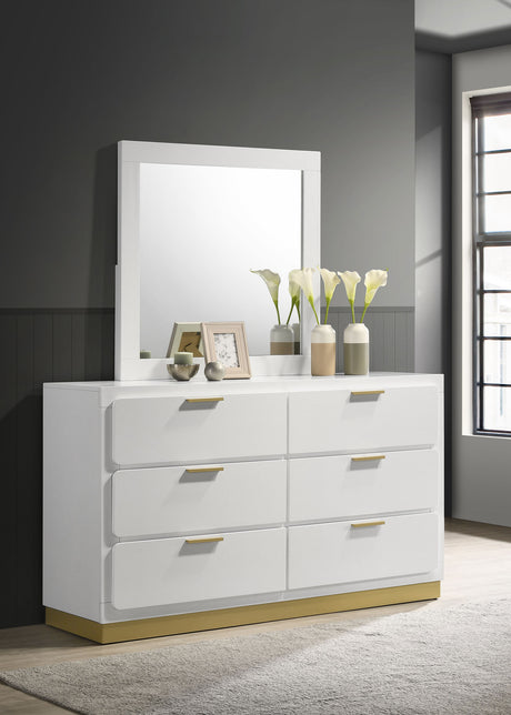 Caraway Dresser with Mirror - Furniture World