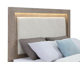 Kenora Panel Platform Storage Bed with LED Lighting - Furniture World