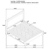 Kenora Panel Platform Storage Bed with LED Lighting - Furniture World