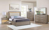 Kenora Panel Platform Storage Bed with LED Lighting - Furniture World