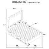 Kenora Panel Platform Storage Bed with LED Lighting - Furniture World