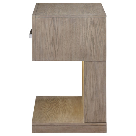 Kenora Nightstand with LED Lighting - Furniture World